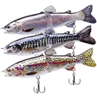 L-MEIQUN- Señuelos de Pesca Metal Swimbaits articulados Glidebaits Señuelos Duros for el bajo Aparejos de Pesca Lucio…